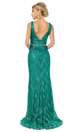 3 of 6 Dancing Queen 4036 Dress Hunter-Green