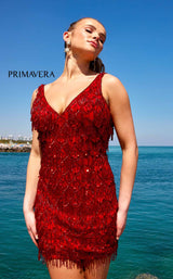 Primavera Couture 4042 Dress Red
