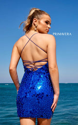 Primavera Couture 4056 Dress Royal-Blue