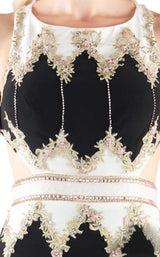 5 of 6 Mac Duggal 40626L Black/White