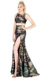 1 of 6 Mac Duggal 40814L Camo
