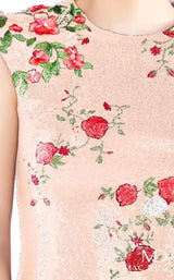 7 of 8 Mac Duggal 40857B Black-Rose