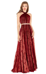 1 of 6 Mac Duggal 40876R Wine