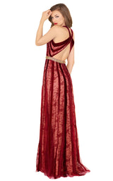 3 of 6 Mac Duggal 40876R Wine