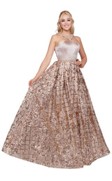 1 of 4 Mac Duggal 40887H Gold