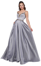 1 of 4 Mac Duggal 40890H Platinum
