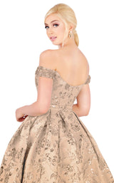 6 of 6 Mac Duggal 40893H Champagne