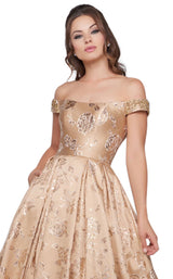 5 of 6 Mac Duggal 40893H Champagne