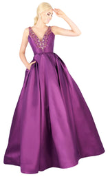1 of 4 Mac Duggal 40903H Amethyst