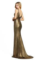 3 of 4 Mac Duggal 40960 Dress Antique-Gold