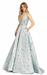 1 of 3 Mac Duggal 40996D Dress Mint-Ice