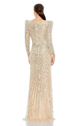 2 of 3 Mac Duggal 41024 Dress Nude-Silver