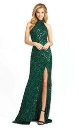2 of 15 Mac Duggal 4112D Dress Bottle-Green