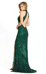 7 of 15 Mac Duggal 4112D Dress Bottle-Green