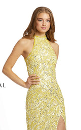 13 of 15 Mac Duggal 4112D Dress Lemon