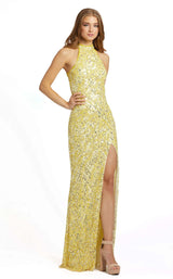 6 of 15 Mac Duggal 4112D Dress Lemon