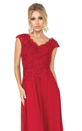 5 of 8 Dancing Queen 4122 Dress Burgundy