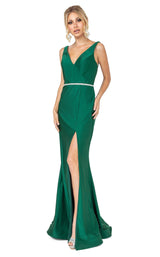 1 of 4 Dancing Queen 4125 Dress Hunter-Green