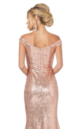 6 of 6 Dancing Queen 4139 Dress Rose-Gold