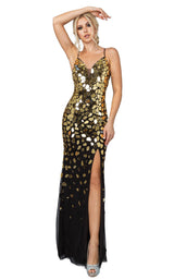 1 of 4 Dancing Queen 4152 Dress Black
