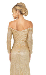 4 of 4 Dancing Queen 4155 Dress Gold