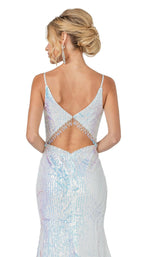 4 of 4 Dancing Queen 4158 Dress Off-White-Multi