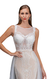 3 of 4 Nina Canacci 4191 Dress Ivory-Nude