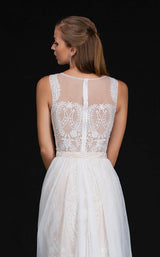 4 of 4 Nina Canacci 4191 Dress Ivory-Nude
