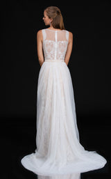 2 of 4 Nina Canacci 4191 Dress Ivory-Nude