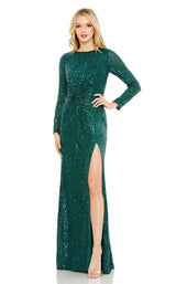 2 of 6 Mac Duggal 42018 Dress Bottle-Green