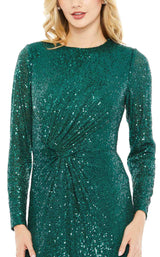 6 of 6 Mac Duggal 42018 Dress Bottle-Green