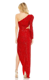 4 of 6 Mac Duggal 42037 Dress Red
