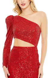 6 of 6 Mac Duggal 42037 Dress Red