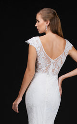 4 of 4 Nina Canacci 4203 Dress Ivory