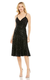 1 of 9 Mac Duggal 42040 Dress Black