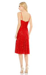 5 of 9 Mac Duggal 42040 Dress Red