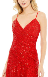8 of 9 Mac Duggal 42040 Dress Red