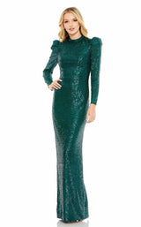 1 of 3 Mac Duggal 42044 Dress Bottle-Green
