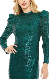 3 of 3 Mac Duggal 42044 Dress Bottle-Green