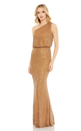 2 of 6 Mac Duggal 42045 Dress Antique-Gold