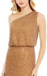 6 of 6 Mac Duggal 42045 Dress Antique-Gold
