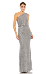 1 of 6 Mac Duggal 42045 Dress Pewter