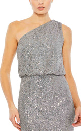 5 of 6 Mac Duggal 42045 Dress Pewter