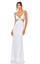 2 of 6 Mac Duggal 42066 Dress White