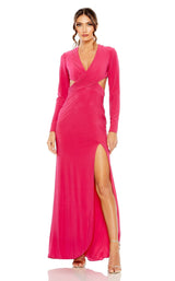 2 of 9 Mac Duggal 42074 Dress Fuchsia
