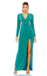 1 of 9 Mac Duggal 42074 Dress Teal