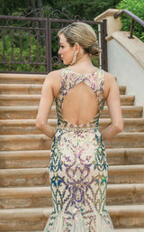 4 of 4 Dancing Queen 4213 Dress Multi-Nude