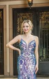 3 of 4 Dancing Queen 4215 Dress Royal-Blue