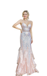 1 of 4 Dancing Queen 4221 Dress Blush