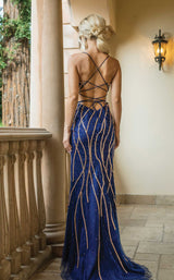 2 of 4 Dancing Queen 4225 Dress Navy